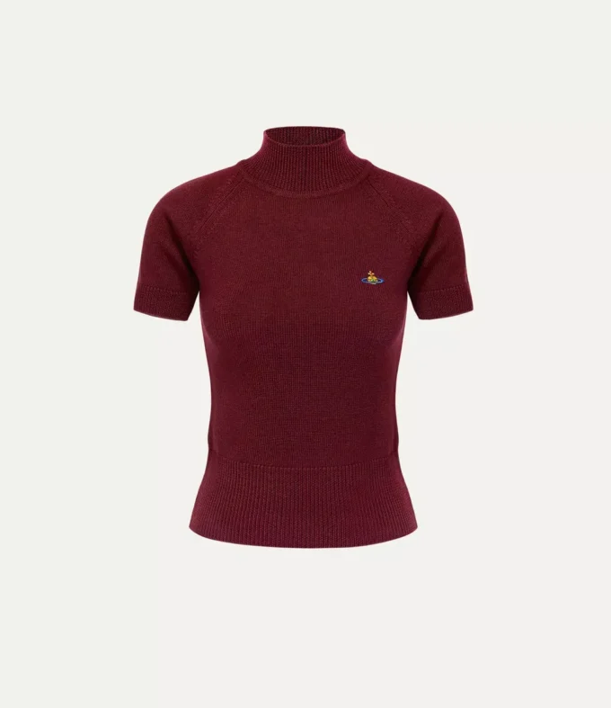 Bluză cu guler înalt Bea