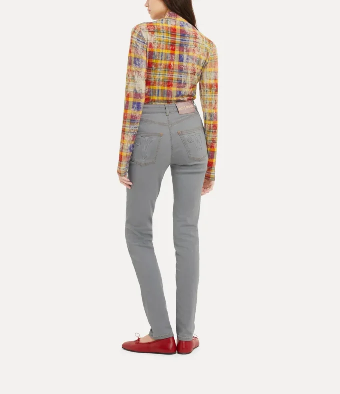 Bluză cu guler înalt LS