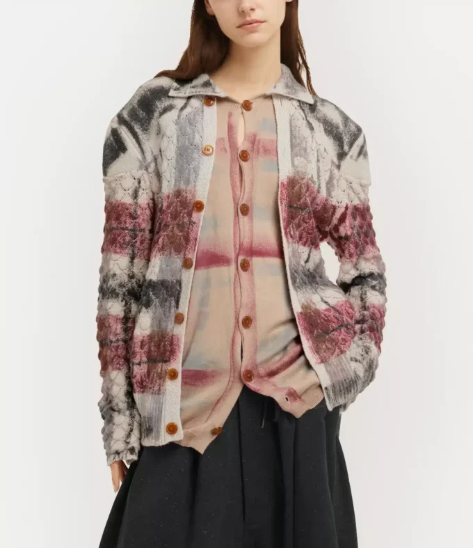 Cardigan Dual Tartan