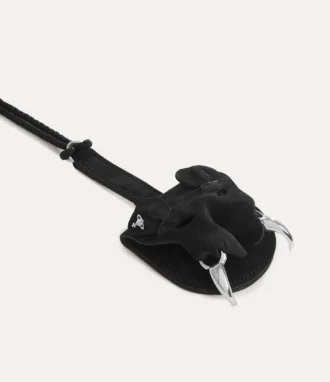 Curea cu pandantiv cap de tigru