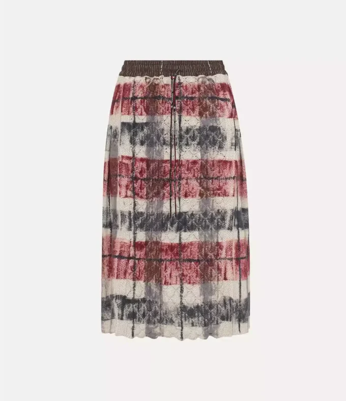 Fustă kilt cu tartan dublu