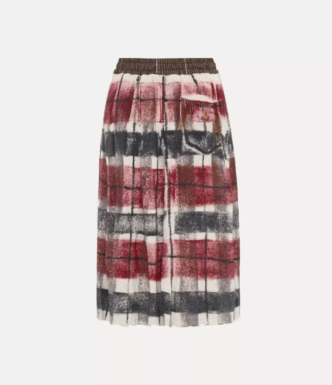 Fustă kilt cu tartan dublu