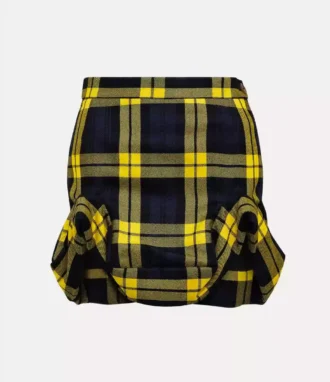 Fustă mini cu cadru dublu