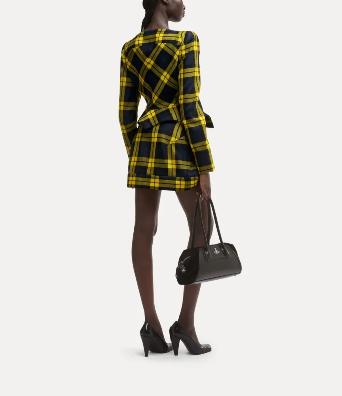 Fustă mini cu cadru dublu