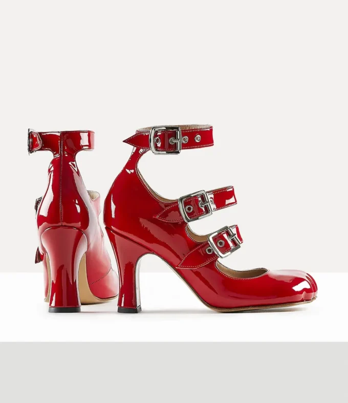 Pantofi cu trei curele Animal Toe