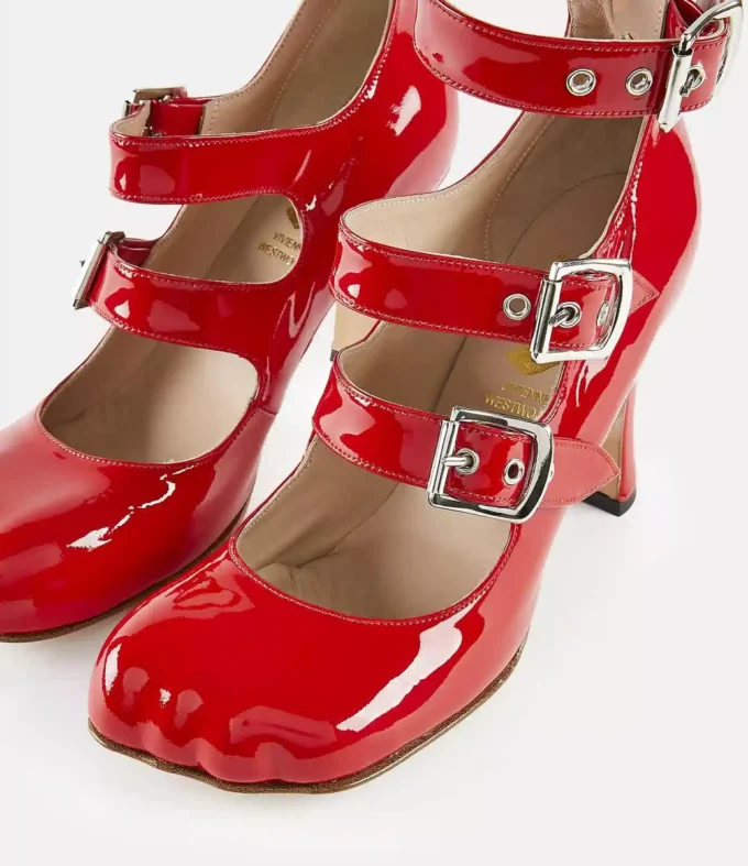 Pantofi cu trei curele Animal Toe