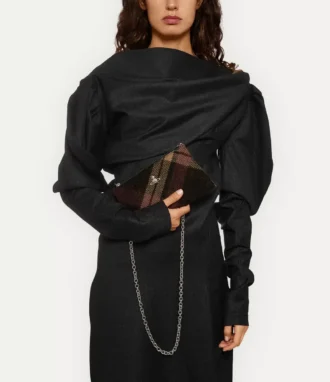 Pochet mic cu fermoar plat