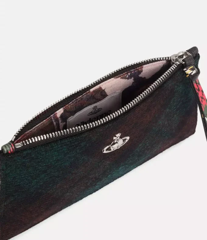 Pochet mic cu fermoar plat