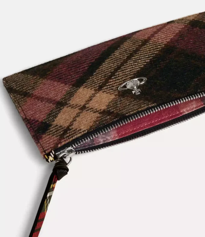 Pochet mic cu fermoar plat