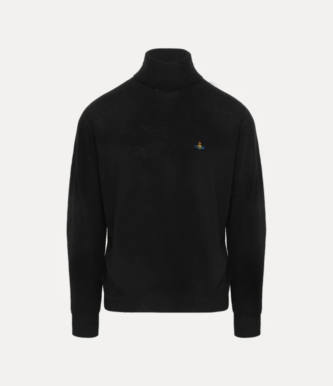 Pulover cu guler înalt Fisherman