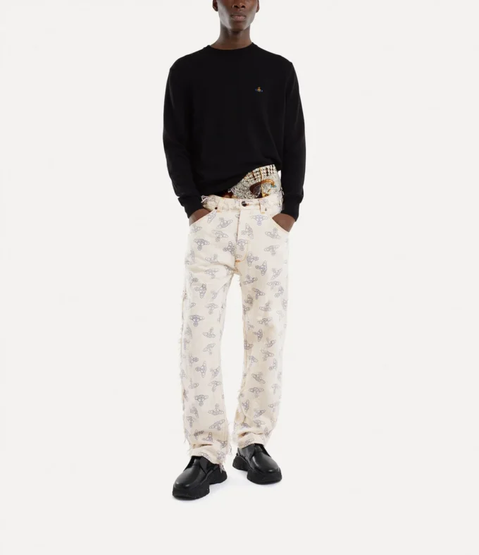 Pulover cu guler rotund Alex Pulover cu guler rotund Alex