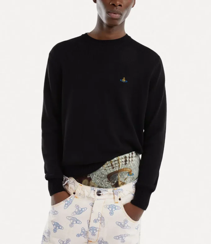 Pulover cu guler rotund Alex Pulover cu guler rotund Alex