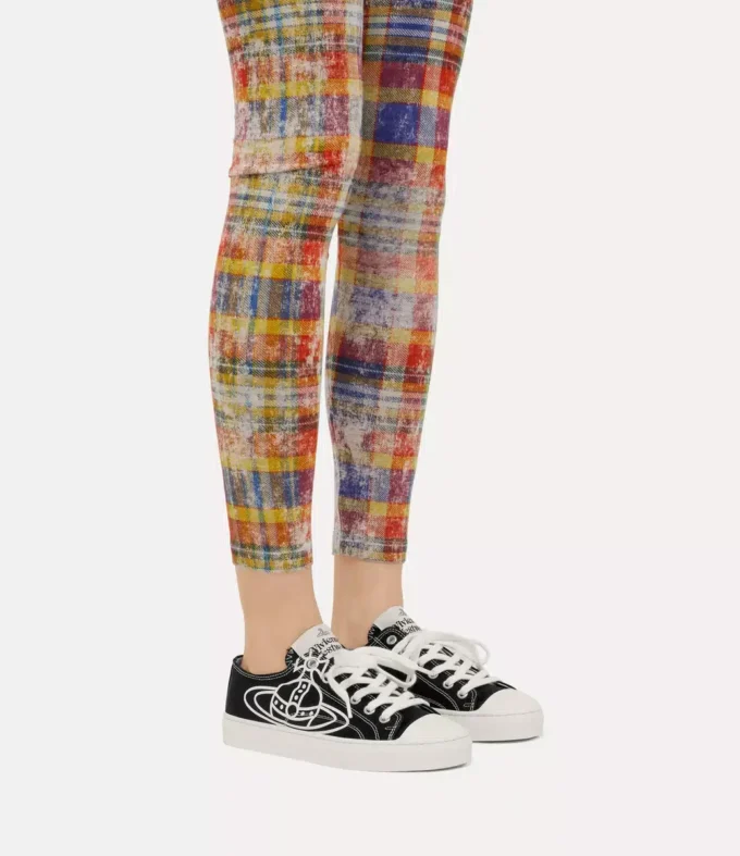 Tenisi din pânză cu talpă joasă