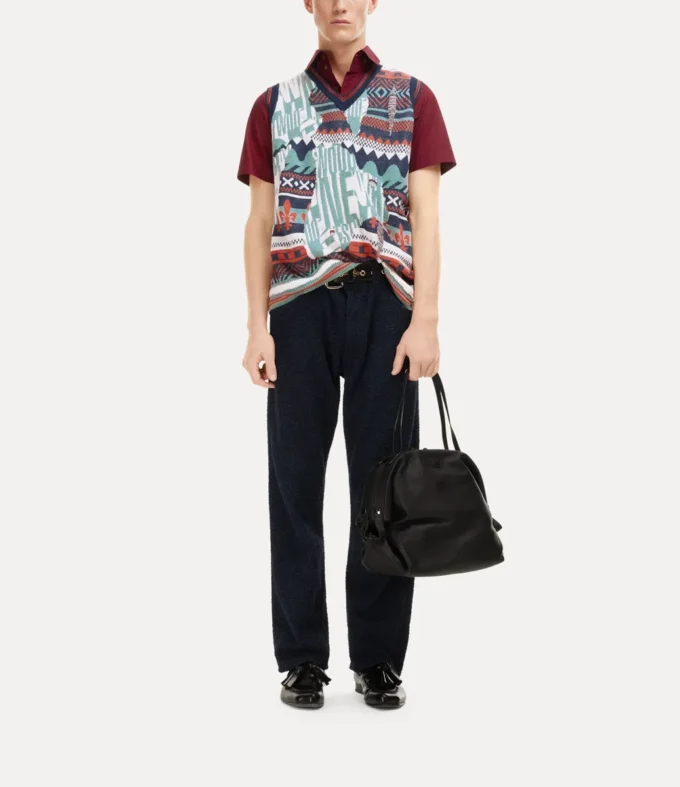 Vestă Broken Fair Isle