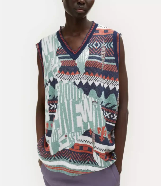 Vestă Broken Fair Isle